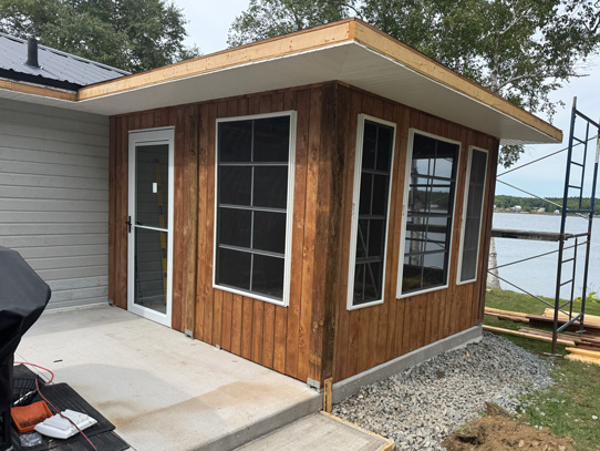 New glazed entrance way